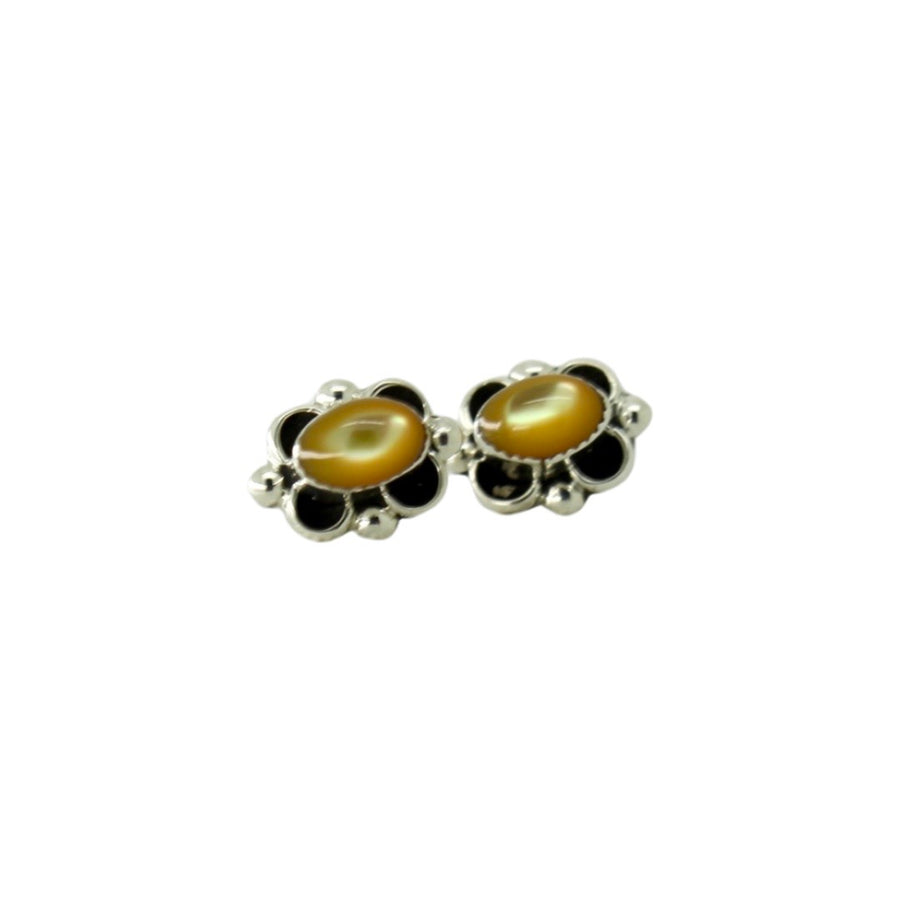 Yellow Shell Desert Earrings