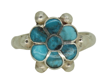 Sky Turquoise Bloom Ring