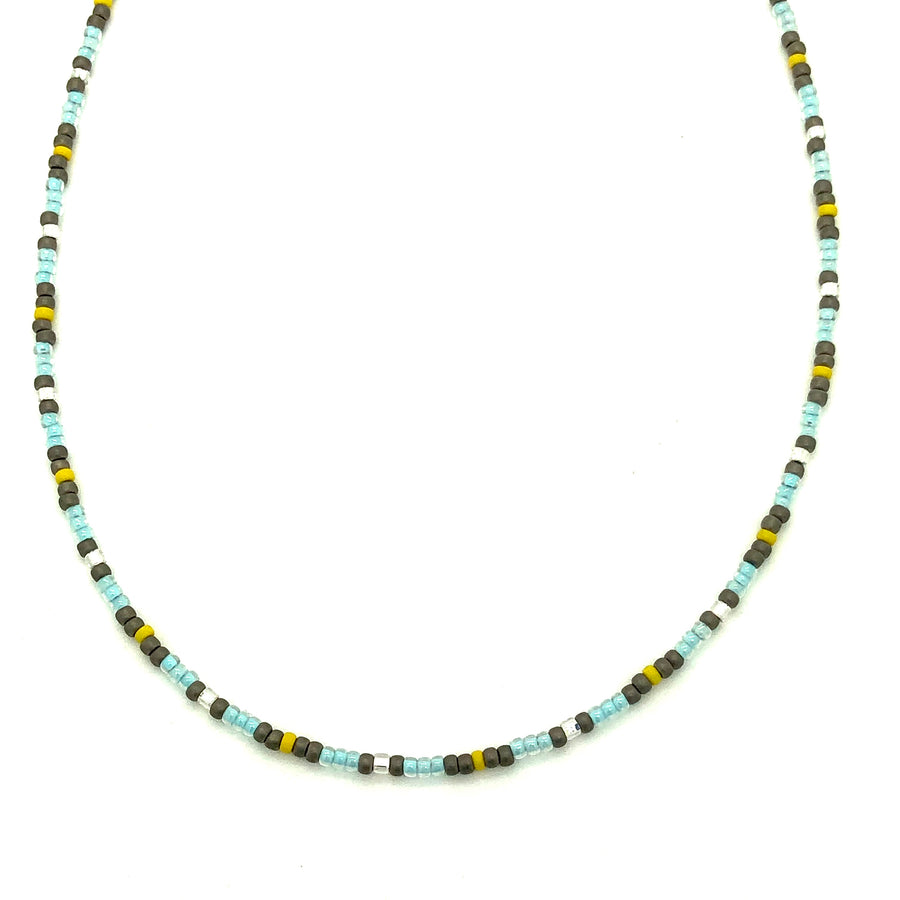 Blue Skies Beaded Necklace