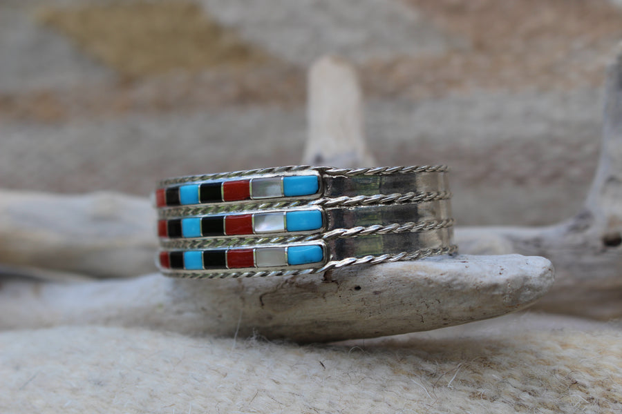 Stacked Multi Stone Bracelet