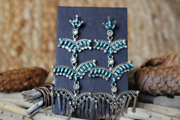 Turquoise Chandelier Earrings