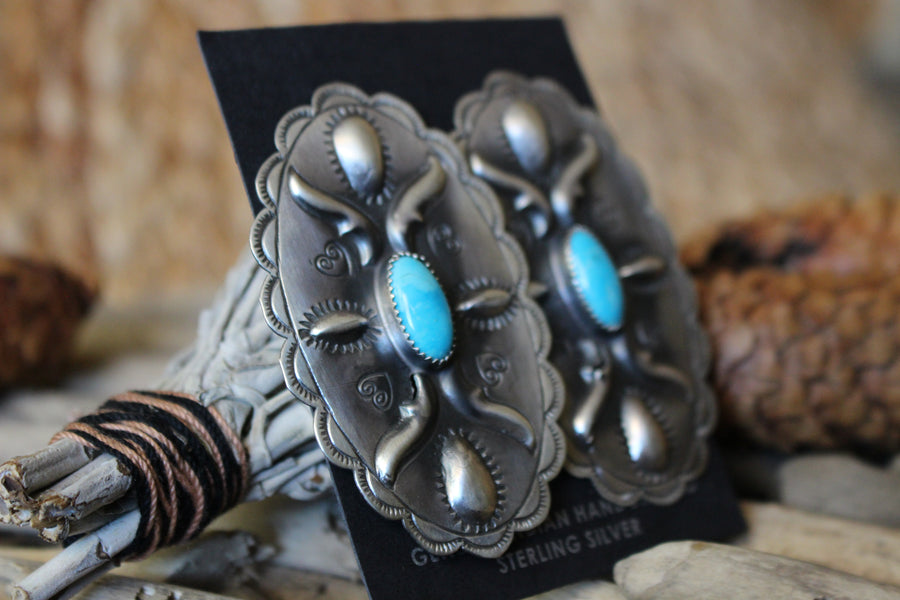 Turquoise Sage Earrings