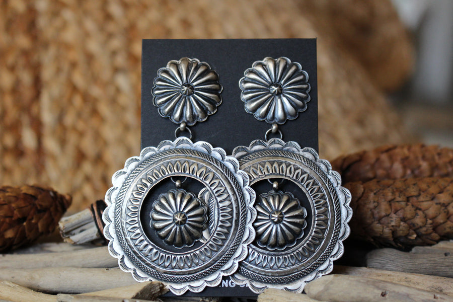 Native Concho Earrings