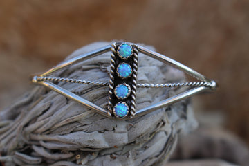 Blue Opal Dottie Bracelet