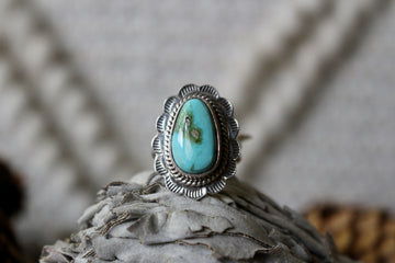 Turquoise Bear Ring