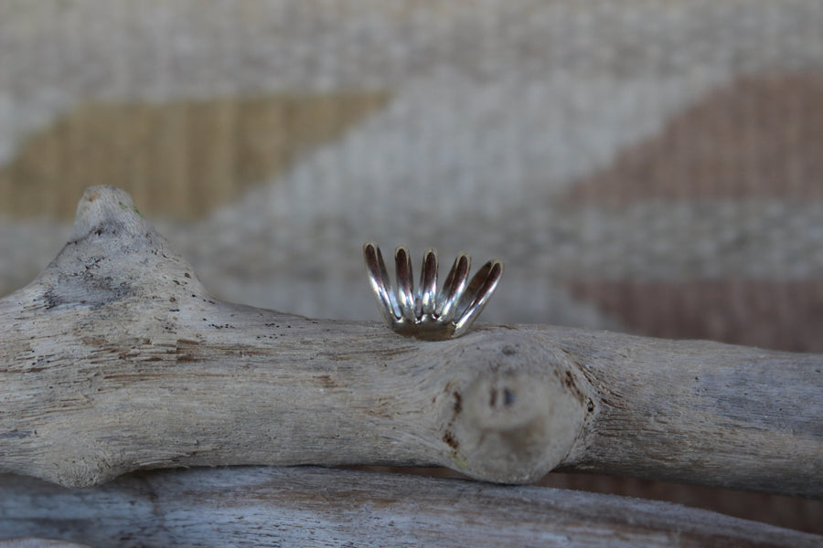 Sterling Rain Ear Cuff