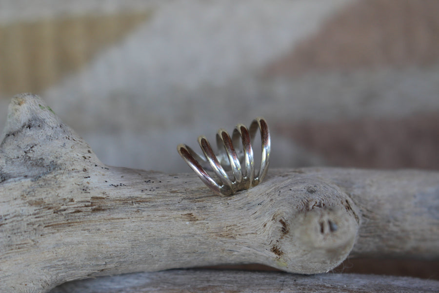 Sterling Rain Ear Cuff