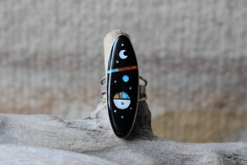 Sun and Moon Story Ring