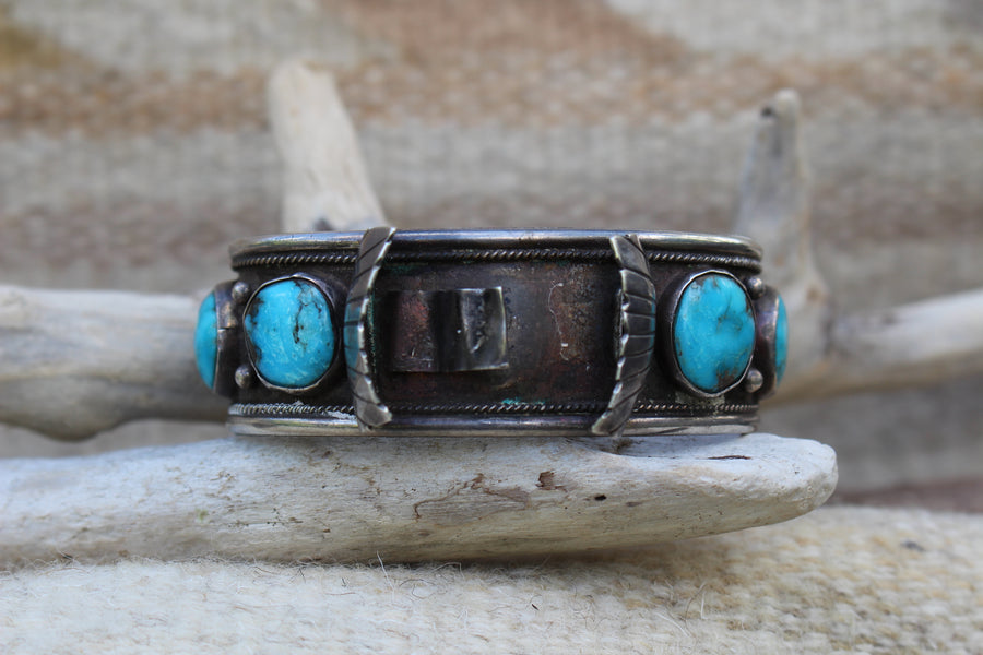 Vintage Turquoise Watch Bracelet