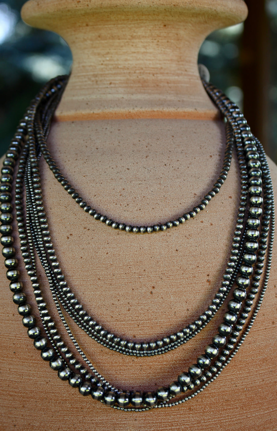 Single Navajo Pearl Necklace