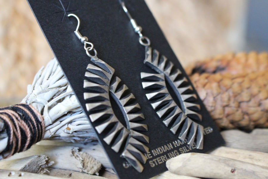 Sterling Thunder Earrings