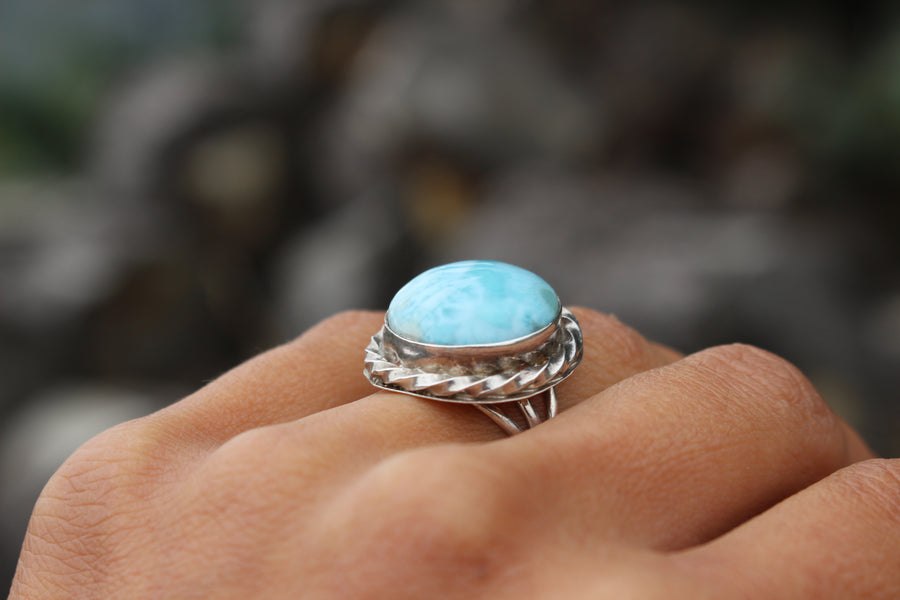 Larimar Ring