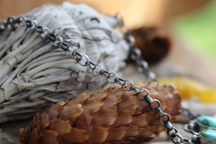 Turquoise Cactus Necklace