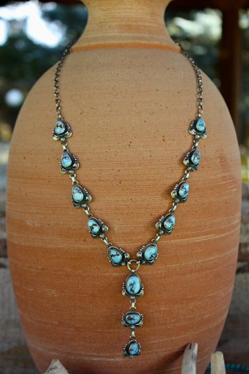 Golden Hills Turquoise Drop Necklace