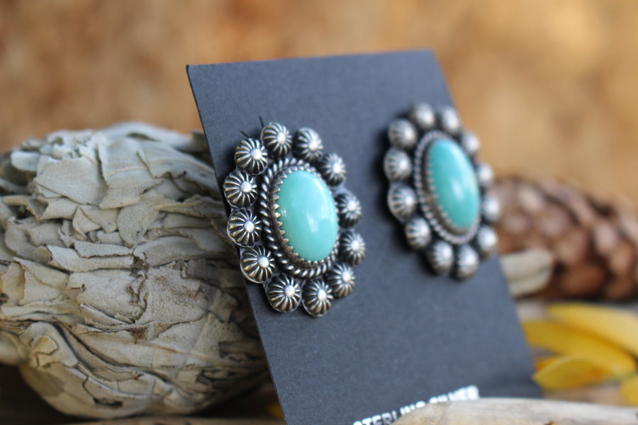 Starry Turquoise Earrings