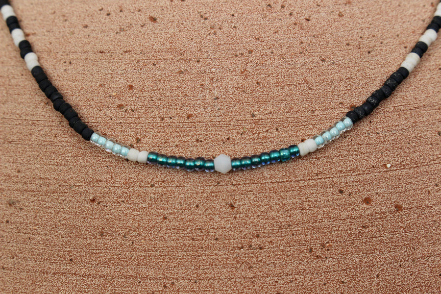 Night Waters Beaded Necklace