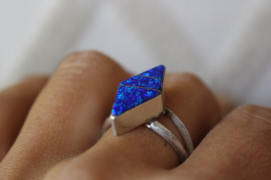 Royal Opal Point Ring