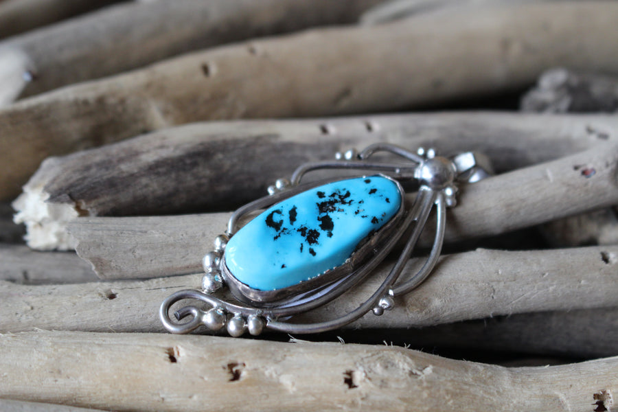 Turquoise Bloom Pendant