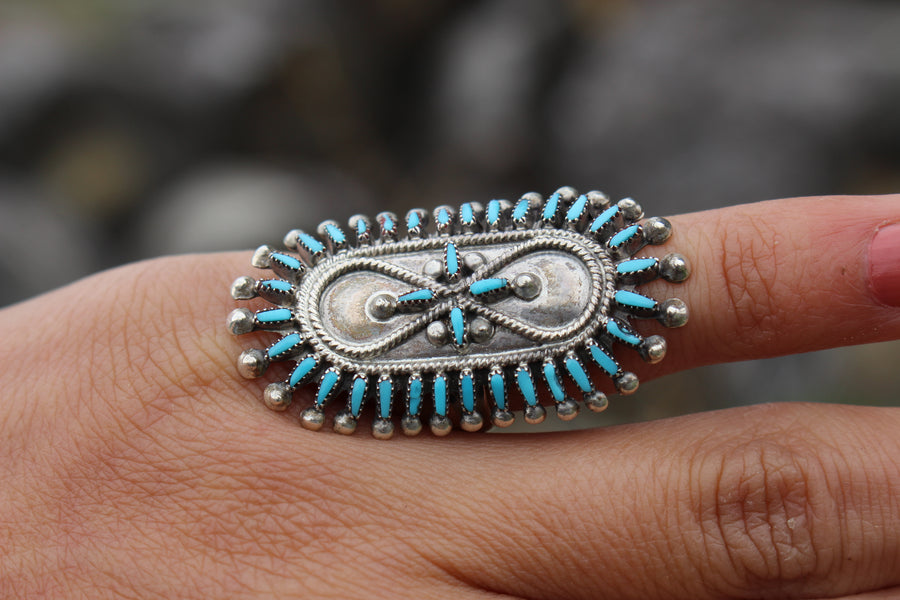 Turquoise Star Ring