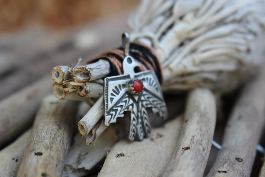 Red Thunderbird Pendant