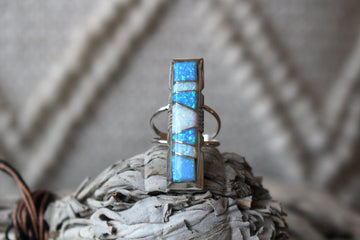 Starry Multi Opal Ring