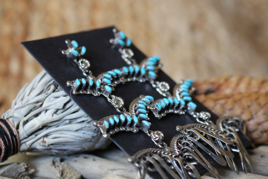 Turquoise Chandelier Earrings