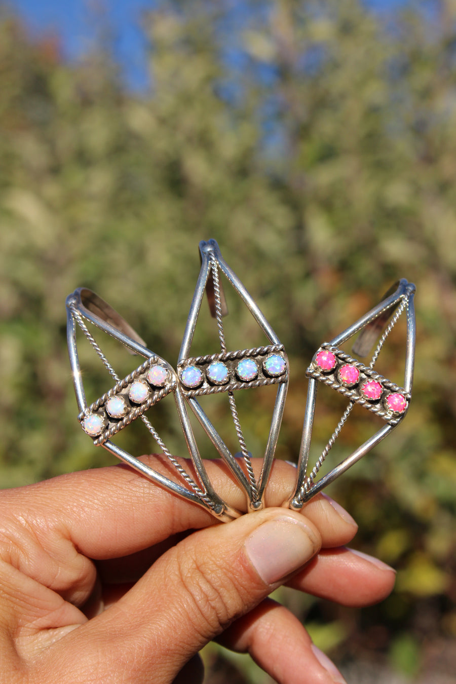 Pink Opal Dottie Bracelet