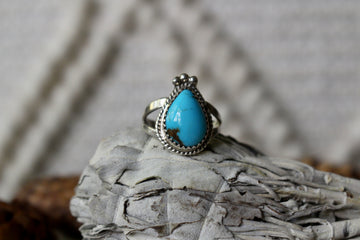 Turquoise Bear Ring