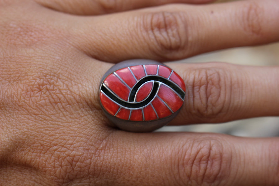 Coral Night Ring