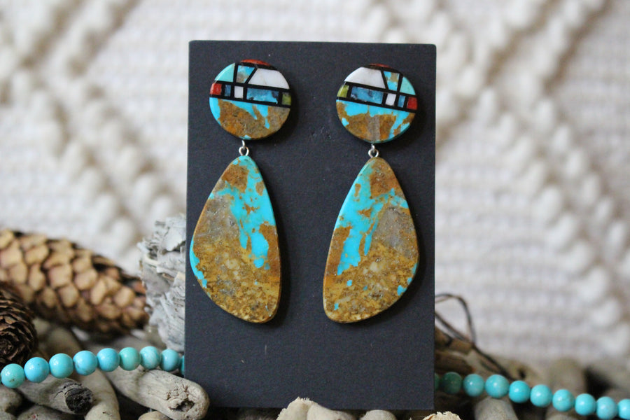 Pueblo Arches Slab Earrings