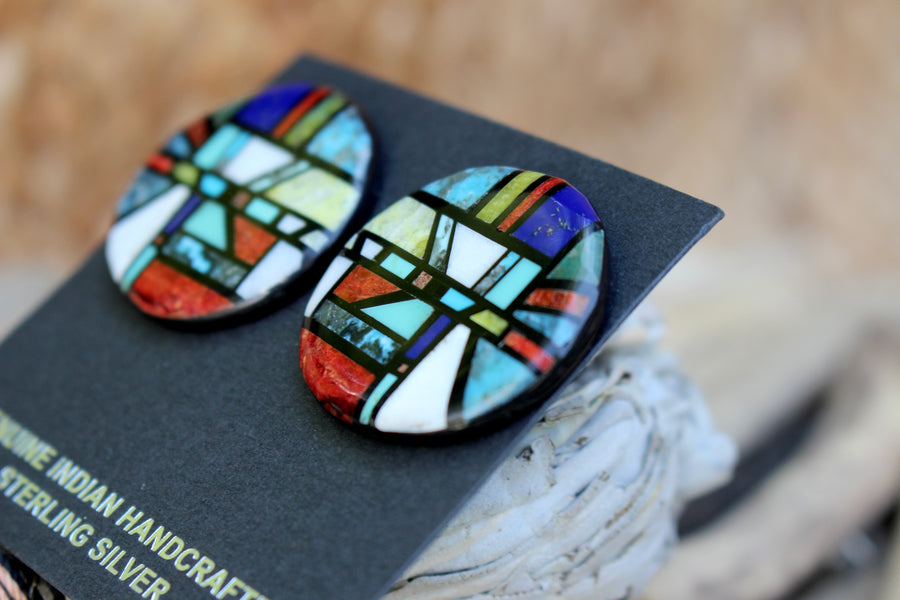 Round Mesa Pueblo Earrings