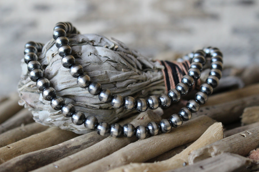 Single Navajo Pearl Necklace – Kotah Bear Single Navajo Pearl Necklace – Kotah Bear