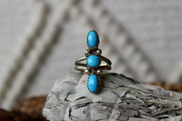 Triple Turquoise Ring