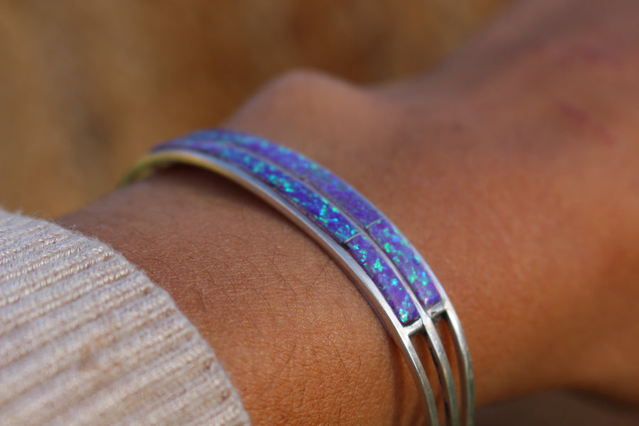 Purple Opal Bracelet