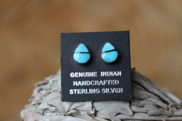 Onyx and Turquoise Studs