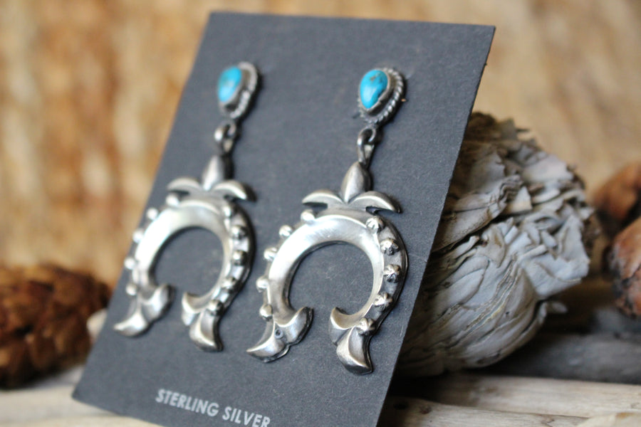 Turquoise Naja Earrings