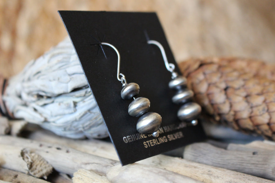 Traditional Navajo Pearl Earrings