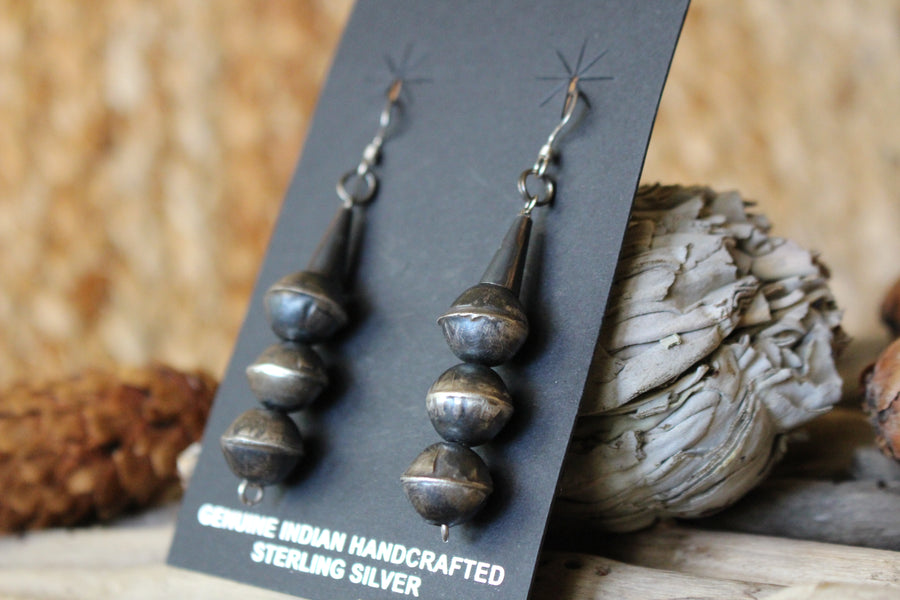 Handmade Navajo Pearl Earrings