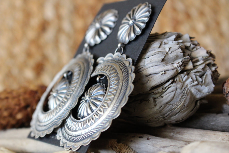 Native Concho Earrings