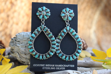 Turquoise Teardrop Earrings