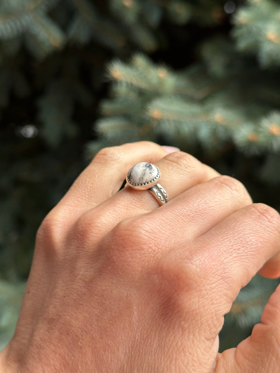 White Buffalo Sage Ring