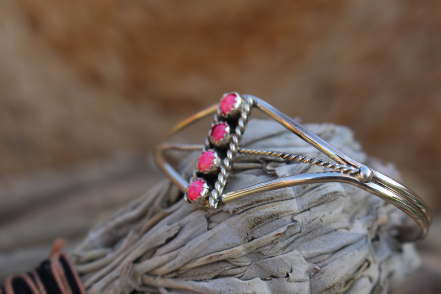 Pink Opal Dottie Bracelet