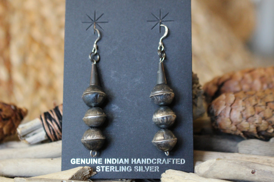 Handmade Navajo Pearl Earrings