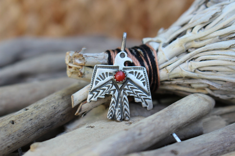 Red Thunderbird Pendant