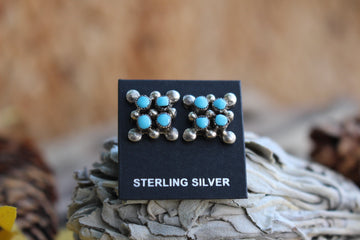 Turquoise Dottie Studs