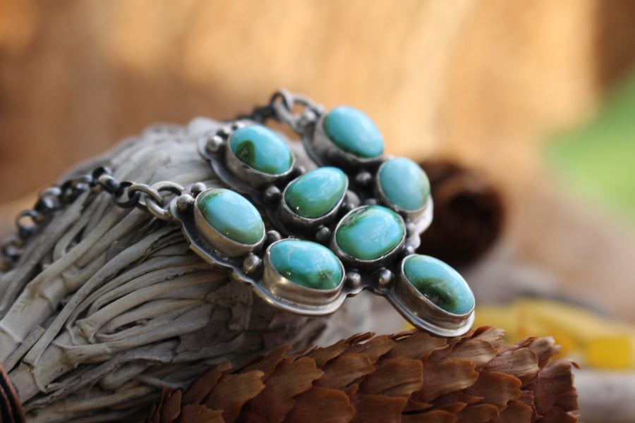 Turquoise Cactus Necklace