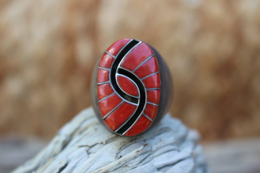 Coral Night Ring