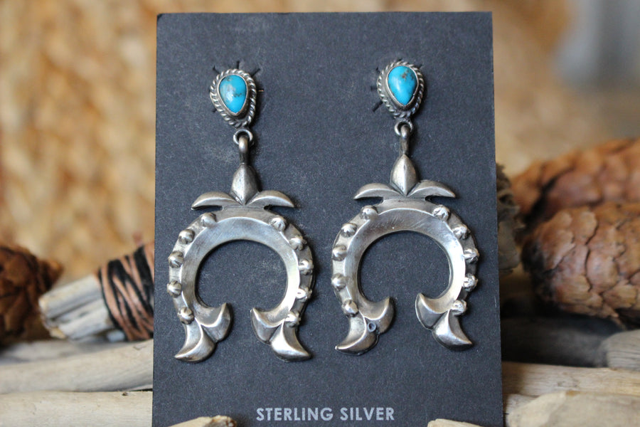 Turquoise Naja Earrings