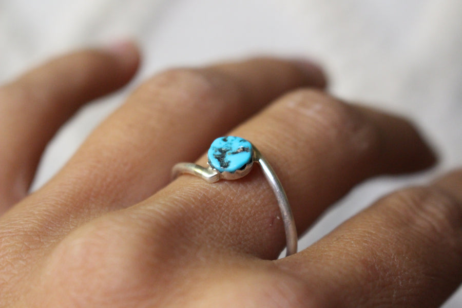 Turquoise Swirls Ring