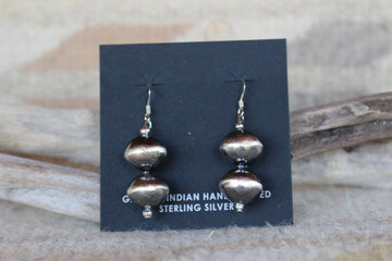 Double Navajo Pearl Earrings